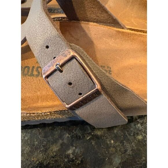 Birkenstock Gizeh Women's Thong Sandals Brown Size 6 Casual Summer - Picture 4 of 11